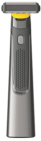 Micro Touch MicroTouch SOLO Titanium, Rechargeable Beard & Body Razor that Trims, Edges, Shaves, and Grooms