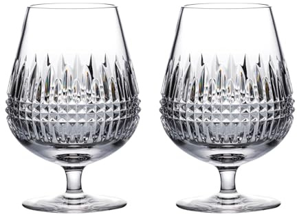 Waterford Connoisseur Lismore Diamond Brandy Balloon Set of 2