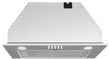 Corberó - Campana Extractora | VENTOR5260X | Caudal 600 m3/h | 3 Velocidades | Filtro Aluminio y Carbono | Eficiencia Energética A | Diseño Acero Inoxidable, 52cm