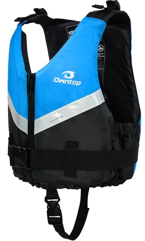 Owntop Schwimmhilfe für Jugendliche und Kinder, Leichte Schwimmjacke Unisex, Verstellbare Auftriebsweste Jacke mit bequemem Schrittgurt für Kajakfahren, Angeln, Schwimmtraining alle Wassersportarten.