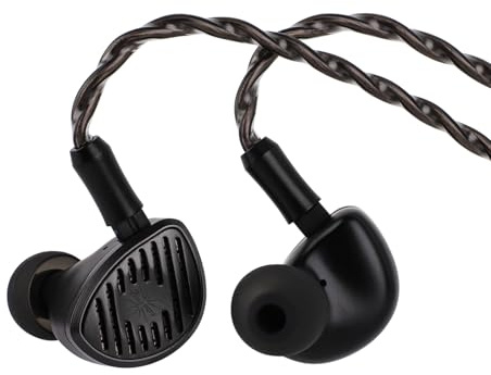 Linsoul Kiwi Ears Septet In Ear Monitor, 1DD + 4BA + 1 Planar + 1 PZT Quadbrid IEM Earphones, HiFi Wired Earbuds, Gaming Earbuds with 3.5mm/4.4mm Modular Cable for Musicians Audiophiles