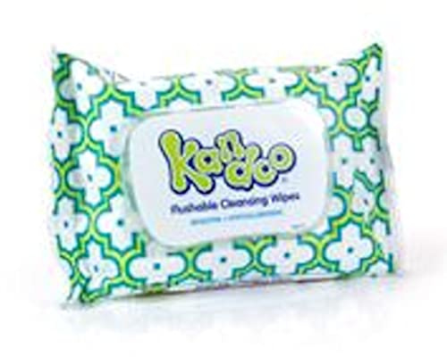 Kandoo Pampers Flushable Sensitive Wipes, Unscented, 42 Wipes
