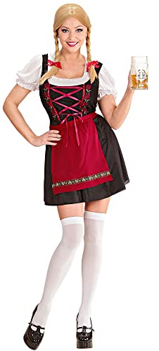 W WIDMANN MILANO Party Fashion - Kostüm Bayerische Kellnerin, Tracht für Bierparty, Volksfest, Karneval, Mottoparty