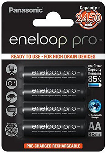 Panasonic eneloop Pro Akku AA - 4er-Blister BK-3HCCE/4BE