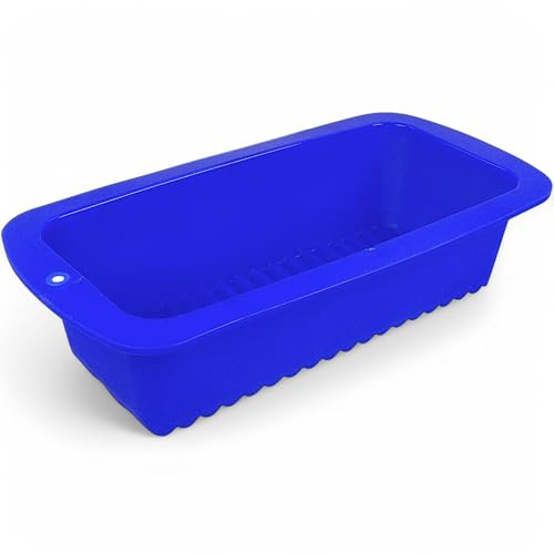 Original GMMH silikonbakform låda bakform kakform bakform kungsbakform (blå ränder)