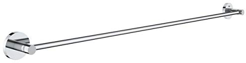 GROHE Essentials Towel Rail (800mm) German Engineered, Metal with Chrome Finish and Concealed Fastening 40386001