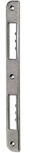 SECOTEC Schließblech gerade | Stahl verzinkt | 210x20x3 mm | 1 Stück