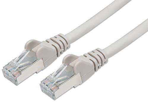 PremiumCord Cavo Patch Cat 5e S/FTP, 1Gbit/s, Cavo Ethernet, LAN, RJ45 Connettori, Flessibile e Robusto, AWG 26/7, Conduttori 100% CU, Grigio, 3 m