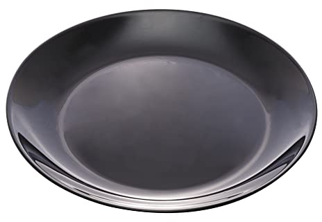 Luminarc Diwali Plato de postre, juego de 6 piezas, fabricado en negro
