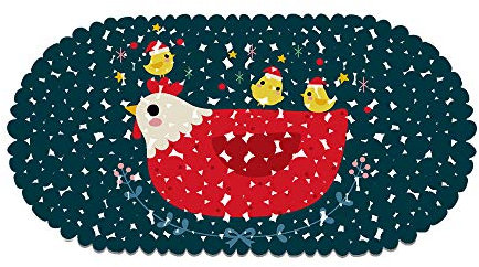 Chickw1 Badezimmer Duschmatten Dusche rutschfest, Badematte Rutschmatte Duscheinlage für Badezimmer Antibakteriell mit Saugnäpfe Anti-Rutsch-Badewanneneinlage (35 * 70 cm,D)