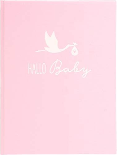goldbuch Babytagebuch Storch rosa