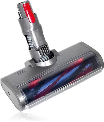 SPARES2GO Carbon Fibre Motor Brush Head Floor Tool Compatible with Dyson V8 SV10 Vacuum Cleaner