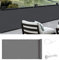 COOL AREA Frongivista per Balcone in PES, Impermeabile Anti-UV Recinzione Copertura per Balcone Giardino,90x500cm,Antracite
