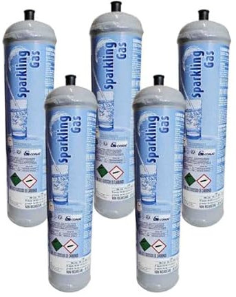 TermohidraulicaRV® 5 cilindros de CO2 desechables de 600 gr. E290 para agua con gas