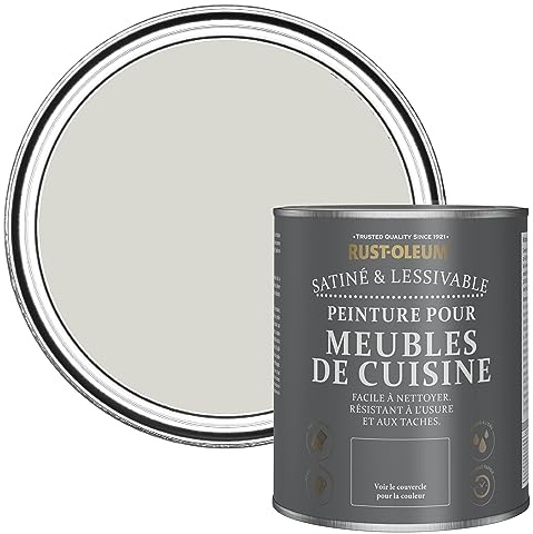 Rust-Oleum Grey Scrubbable Kitchen Cupboard Paint in Satin Finish - Mocha 750ml