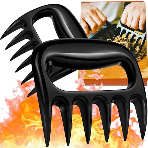 Artigli per Barbecue a Forma di Orso, Accessori per Barbecue Affumicati in Plastica, Forcella per Pulled Pork Ideale per Carne di Maiale Tirato, Manzo, Pollo, Tacchino (Plastica)