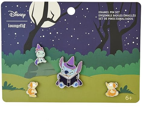 Loungefly - Disney - Lilo & Stich - Halloweeen - Blind Enamel Pin Purchase - Disney: Lilo & Stitch Spille Smaltate - Spilla da Collezione Carina - per gli Zaini & Borse - Idea Regalo