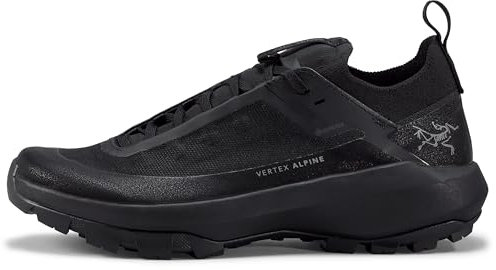 Arc'teryx Vertex Alpine GTX Shoe Damen | Schneller und leichter GORE-TEX Approach Shoe - Redesign, Schwarz/Schwarz, 38 EU