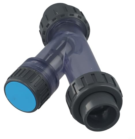 Filtre transparent en forme de Y pour tuyau d'eau UPVC, filtre transparent de type Y pour aquarium, canal d'irrigation avec taille 20 ~ 63 mm (diamètre intérieur 32 mm)