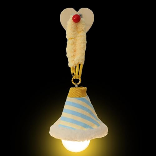 Luces de noche para habitación infantil, luz nocturna para | Luces de noche ajustables de 3 velocidades – Lámpara de noche de tela suave con cordón desmontable y gancho, lámpara de noche para
