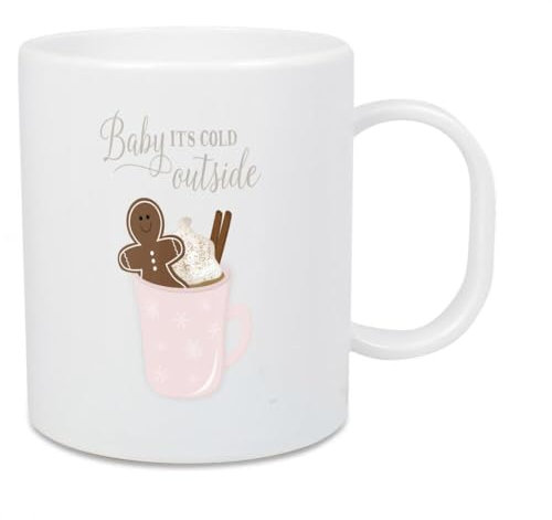 artboxONE Großer Kinderbecher Lebkuchen heißer Kakao I von Galaxy of Graphics - Weihnachten