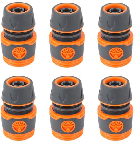 HAFRILY 6PCS Gardena Kupplung für Gardena Schlauchverbinder 1/2 zoll Gartenarmaturen Schnell Den Anschlussschlauchadapter Austauschen