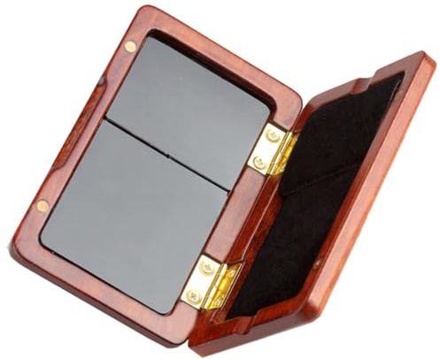 Cabilock Oboenrohr etui aus Holz Kleines Tragbares Etui zur Sicheren Aufbewahrung von Oboen Saxophon blättern Robustes Holzgehäuse Praktische Aufbewahrungsbox für Rohre Leicht und
