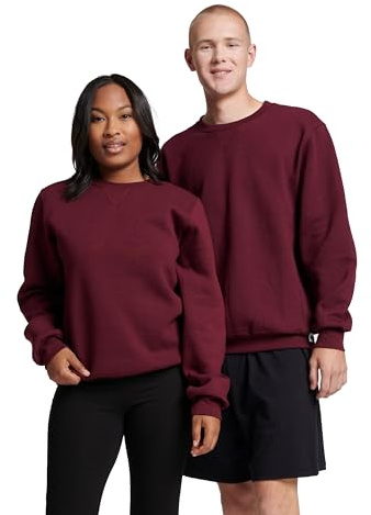 Russell Athletic Men's Dri-Power Fleece Crew, Maroon, X-Large