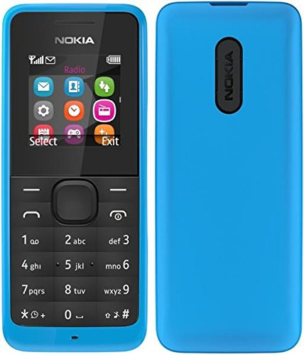 Unlocked Nokia 105 – Blue