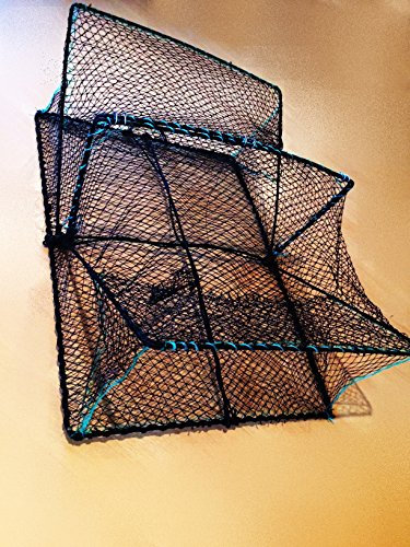 Nr. 30A Plattfischreuse,Plattfischkorb, Krebsreuse 60cm x 43cm x 22cm, Krabbenreuse, Krebskorb, Krabbenkorb, Plattfischkorb,Faltreuse, Köderfischreuse, Reuse, Reusen, Krebsreusen, Krabbenreusen