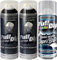 AutoFullCar Packung mit 3 Full Dip 2 Spray Schwarz + 1 Spray-Lack, glänzend, widerstandsfähig