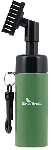 The Birdie Brush – Mühelose Golfschläger-Rillen-Reinigungsbürste mit integriertem Wasserspray