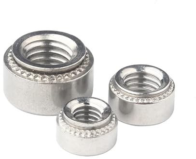 Einpressmuttern SP-M2 M2.5 M3 M4 M5 M6 M8 M10-0,1,2 Edelstahl SUS416 Drucknietmutter-SP-M4-1 (100 Stück)