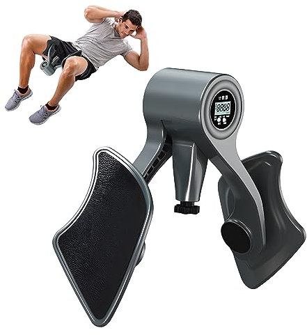 Oberschenkeltrainer, 24lb Beckenbodentrainer für Männer Frauen,Trainer Beintrainer für Heimbeine,Trainer Innenschenkel,Hip Trainer Beinpresse Trainingsgerät mit Intelligenter Zählchip