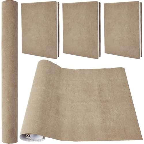 craspire 51 x 11.8 Zoll Wildleder-Bucheinband Für Buchbindung, Stoffoberfläche, Papierrückseite, Bucheinband, Bücher, Album, Scrapbooking, Archivierung, Schutzfolie, Bucheinband, Buchbindezubehör