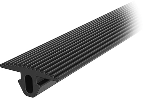 Fath Abdeckprofil Item System zum Abdecken der Aluprofile mit Nut 8, Kunststoff NBR schwarz - 20 Meter