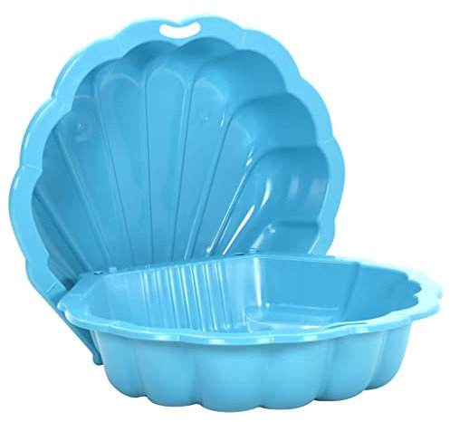 Lot de 2 bacs à sable en plastique Bleu 77 x 87 x 21 cm