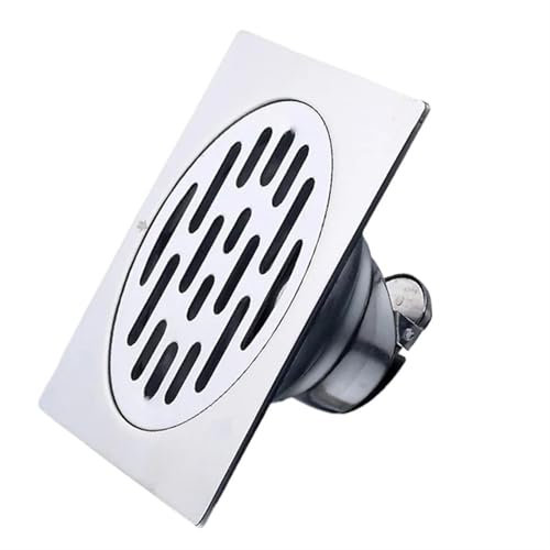 LPHFDCS Scarico A Pavimento Scarico Doccia Spesso in Acciaio Inox 304 Scarico Pavimento ordinario Bagno WC Cucina Balcone Dedicato for prevenire Gli odori Sifone Doccia(12x12cm)
