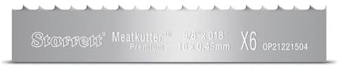 Starrett Meatkutter Premium - Hoja de sierra de cinta para carniceros, 1740 x 16 x 0,50 mm, 4 TPI (1740 x 420)