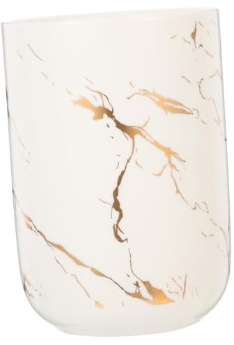 Cabilock Gobelet Multifonction Céramique Effet Marbre pour Bain De Bouche Et Rangement Salle De Bain Usage Domestique Et Hôtel