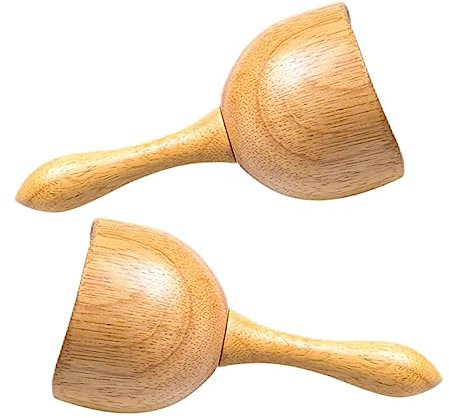 Ipetboom 2 Stück Gua Sha Massagegerät Aus Holz Schröpfbecher Tragbar Glatte Oberfläche Ganzkörpermassage Für Nacken Schultern Beine Füße Schröpftherapie Körperpflege