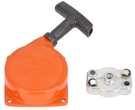 TOPINCN Aluminum Manual Puller Start Assembly, Recoil Pull Starter for Oleomac Efco Trimmers 750 753 755, Sturdy Aluminium Manual Pull Start Replacement Part, Easy Install for Lawn Trimme