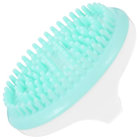 DEARMAMY Anti Cellulite Massage Brush Mitt Green 1-Piece Body Massager for Thighs Arms Legs Promotes Circulation Reduces Cellulite