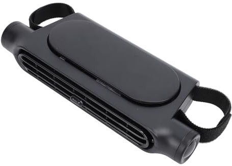 KIMISS Ventilateur de Refroidissement du Siège d'auto Angle sans la Planes USB 3 Vitesses A Réglable Ventilateur de l'appui-tête Silencieux pour Voyages en Plein Air (BLACK)