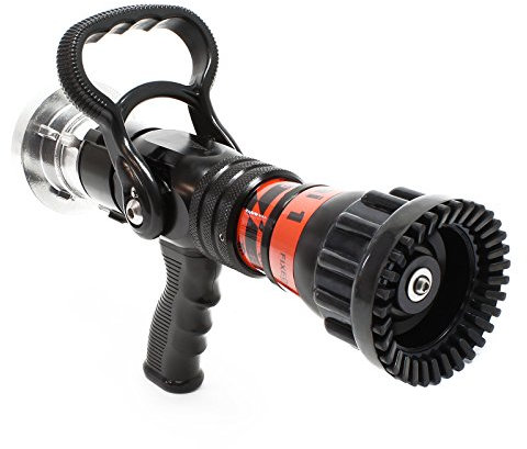 Wiltec Hohlstrahlrohr mit 150/180/300/450/660 l/min, C Storzkupplung und stufenloser Sprühstrahlverstellung für THW Feuerwehrrohr