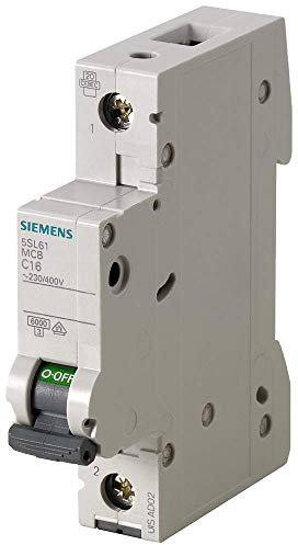 Siemens 5SL6102-6 Leitungsschutzschalter, 230/400 V, 1-Polig, 2 A