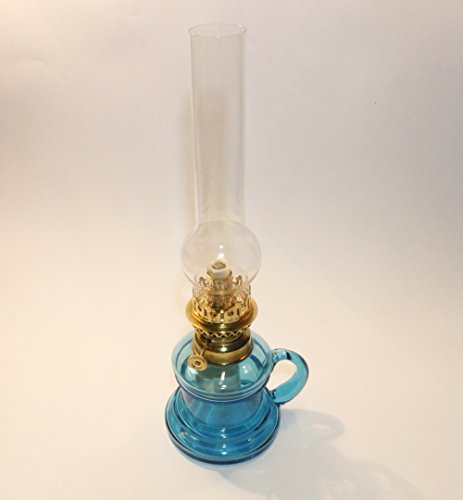 Illuminazione d'epoca Lampada lume a Petrolio con Manico (Vari Colori) - Bianco