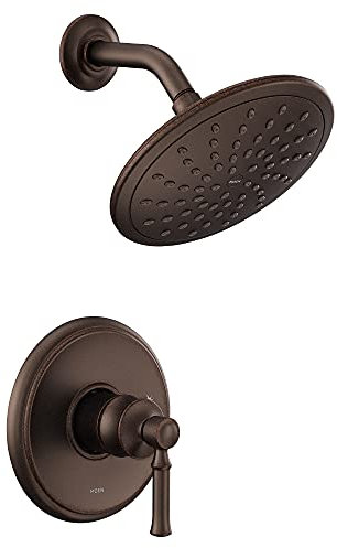 Moen UT2282EPORB Dartmoor M-CORE 3-Series 1-Handle Shower Trim Kit, Valve Required, Oil Rubbed Bronze