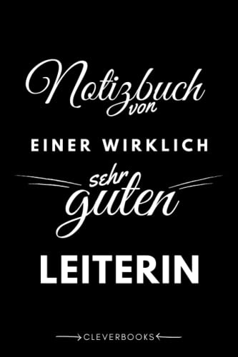 Notizbuch für die Leiterin: personalisierte Geschenk-Idee für Frauen, die leiten