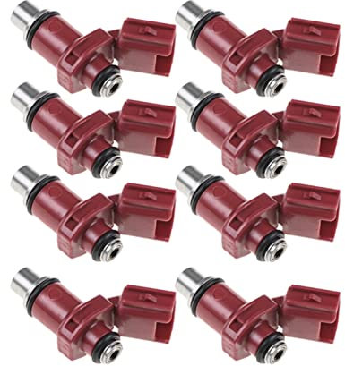 Kraftstoff 6D8-13761-00-00 6D8137610000 Auto-Einspritzdüse Für Yamaha Für Außenborder 4-Takt 80BEL 75-90HP K-M K-M Injektor (Farbe : 8 pcs)